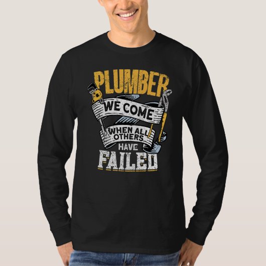 配管配管配管配管配管配管工 Tシャツ (正面)