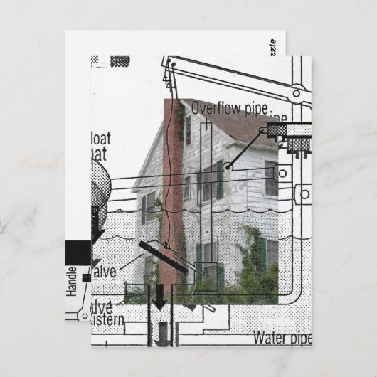 配管 ポストカード (正面/裏面)