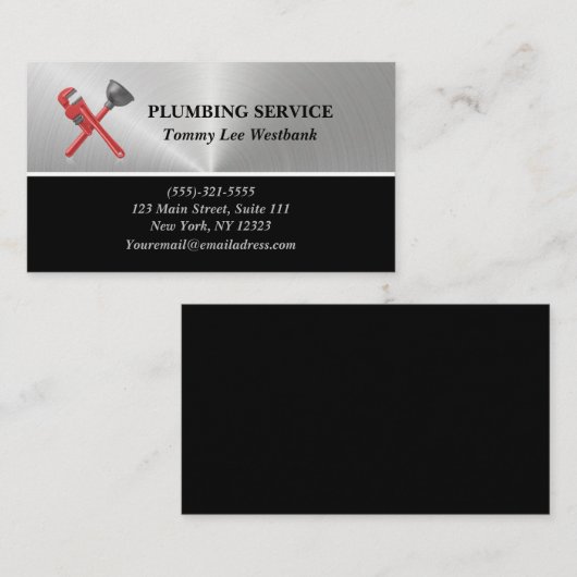 配管 名刺 (正面/裏面)