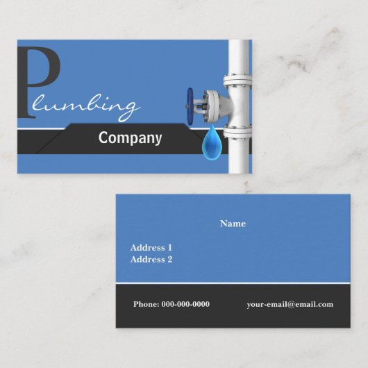 配管 名刺 (正面/裏面)