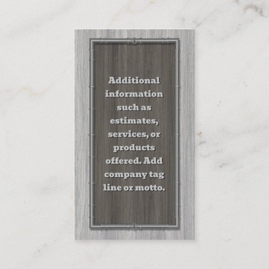 配管 名刺 (裏面)