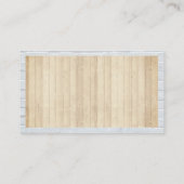 配管 | 木とレンガの壁 名刺 (裏面)