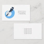 配管・配管・修理事業 名刺 (正面/裏面)