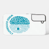 配線が異なる – 電子配線を使用した脳 SAMSUNG GALAXYケース (裏面横)