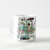 配線図 コーヒーマグカップ (正面左)