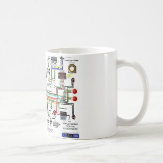 配線図 コーヒーマグカップ