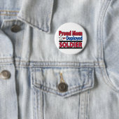 配置された兵士の誇り高いお母さん 缶バッジ (インサイチュ)