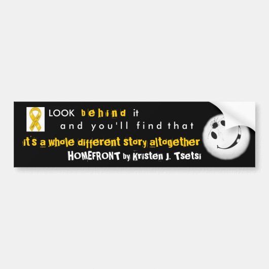 配置は超現実的です バンパーステッカー (正面)