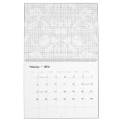 配置を表示する白い背よくはしゃぐ景 カレンダー (2月 2026)