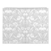 配置を表示する白い背よくはしゃぐ景 カレンダー (カバー)