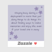 配置忙し中の滞在 シール (シート)