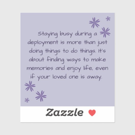 配置忙し中の滞在 シール (シート)