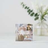 配置設定を含ファンシーむ分類表 スクエア名刺 (スタンド正面)