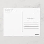 配置設定を含ファンシーむ分類表 ポストカード (裏面)