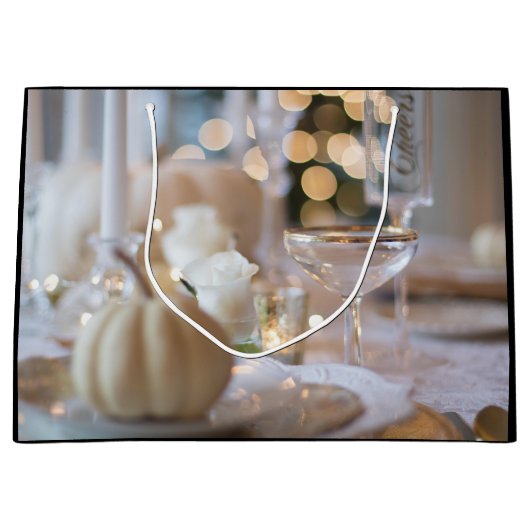 配置設定を含ファンシーむ分類表 ラージペーパーバッグ (正面)