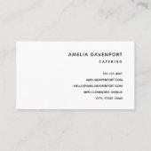 配置設定を含ファンシーむ分類表 名刺 (裏面)