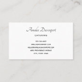 配置設定を含ファンシーむ分類表 名刺 (裏面)