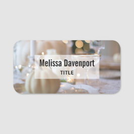 配置設定を含ファンシーむ分類表 名札