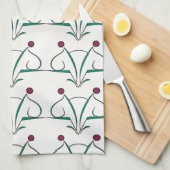 配色のスクロール：呼び出し キッチンタオル (四つ折り)