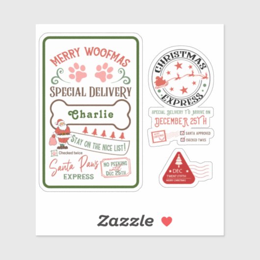 配表現達北極サンタメイルギフト水 シール (シート)