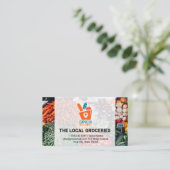 配表現 | キャリアロゴ 名刺 (スタンド正面)