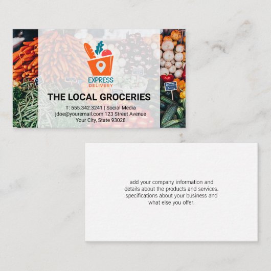 配表現 | キャリアロゴ 名刺 (正面/裏面)