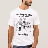 配送サービスに最適なカスタマイズTシャツ Tシャツ (正面)