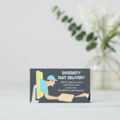 配送サービスの名刺 名刺 (スタンド正面)