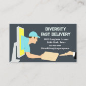 配送サービスの名刺 名刺 (正面)