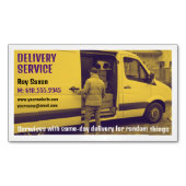 配送サービス | Courier マグネット名刺 (正面)