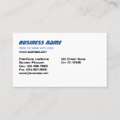 配送トラック 名刺 (裏面)