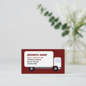 配送トラック 名刺 (スタンド正面)