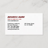 配送トラック 名刺 (裏面)