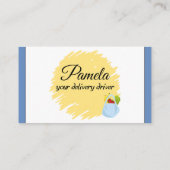 配送ドライバお客様ご協力いただきありがとうございます コーリングカード (裏面)