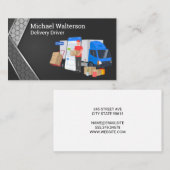 配送ドライバのパッケージの削除 名刺 (正面/裏面)