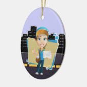 配送担当者/配送業者 – SRF セラミックオーナメント (左)