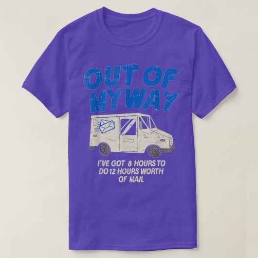 配送用ドライバーの衣類デザイン Tシャツ (デザイン正面)