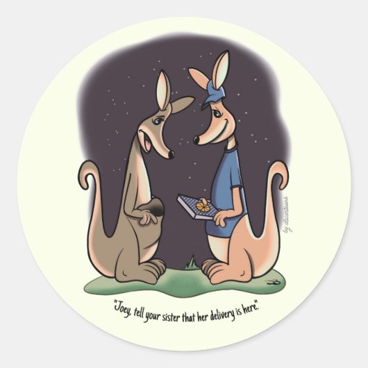 配送 ラウンドシール (正面)