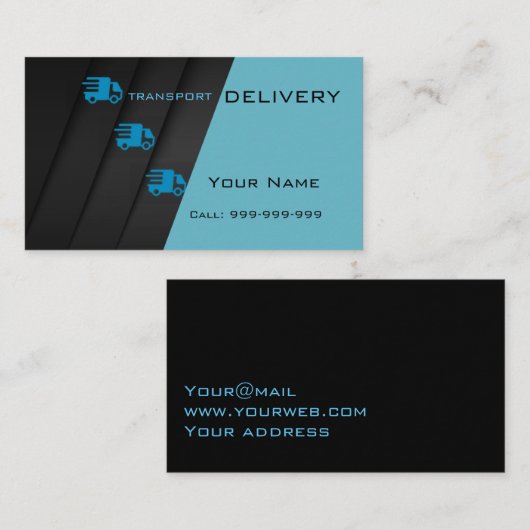 配送 名刺 (正面/裏面)