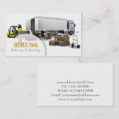 配達および索引力の名刺 名刺 (正面/裏面)