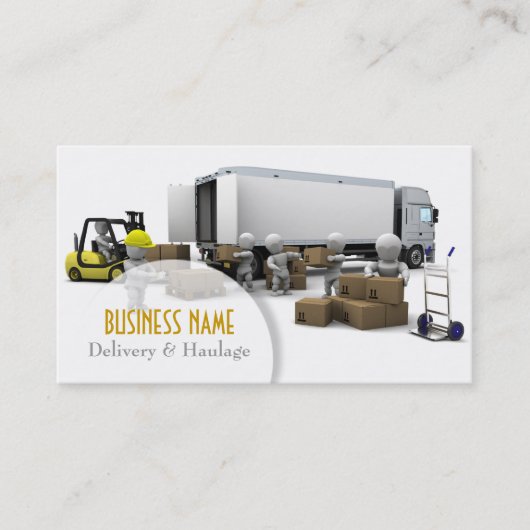 配達および索引力の名刺 名刺 (正面)