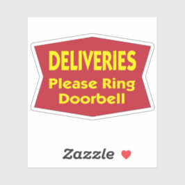 配達お願いリングや輪ドアベル シール