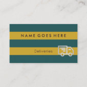 配達サービスの名刺に"印を付けます" 名刺 (正面)