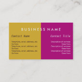 配達サービスの名刺に"印を付けます" 名刺 (裏面)