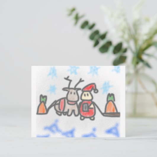 配達中 ポストカード (スタンド正面)