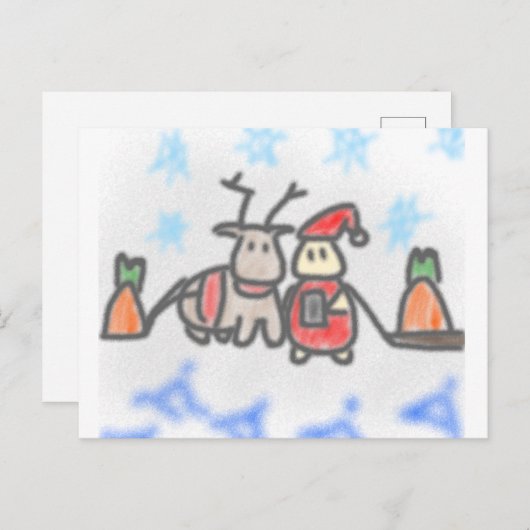 配達中 ポストカード (正面/裏面)