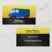 配達用トラックの名刺 名刺 (正面/裏面)