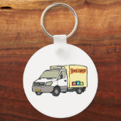 配達車 キーホルダー (正面)
