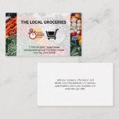 配達食品業務 | 農家市場 名刺 (正面/裏面)