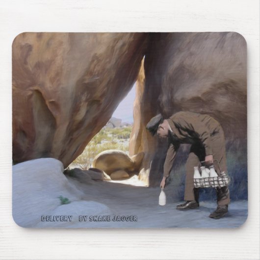 配達 マウスパッド (正面)